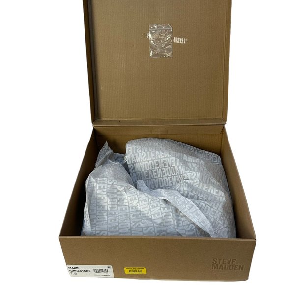 (9-228) Steve Madden Silver Rhinestone Platform Wedge Heels - Picture 4 of 14